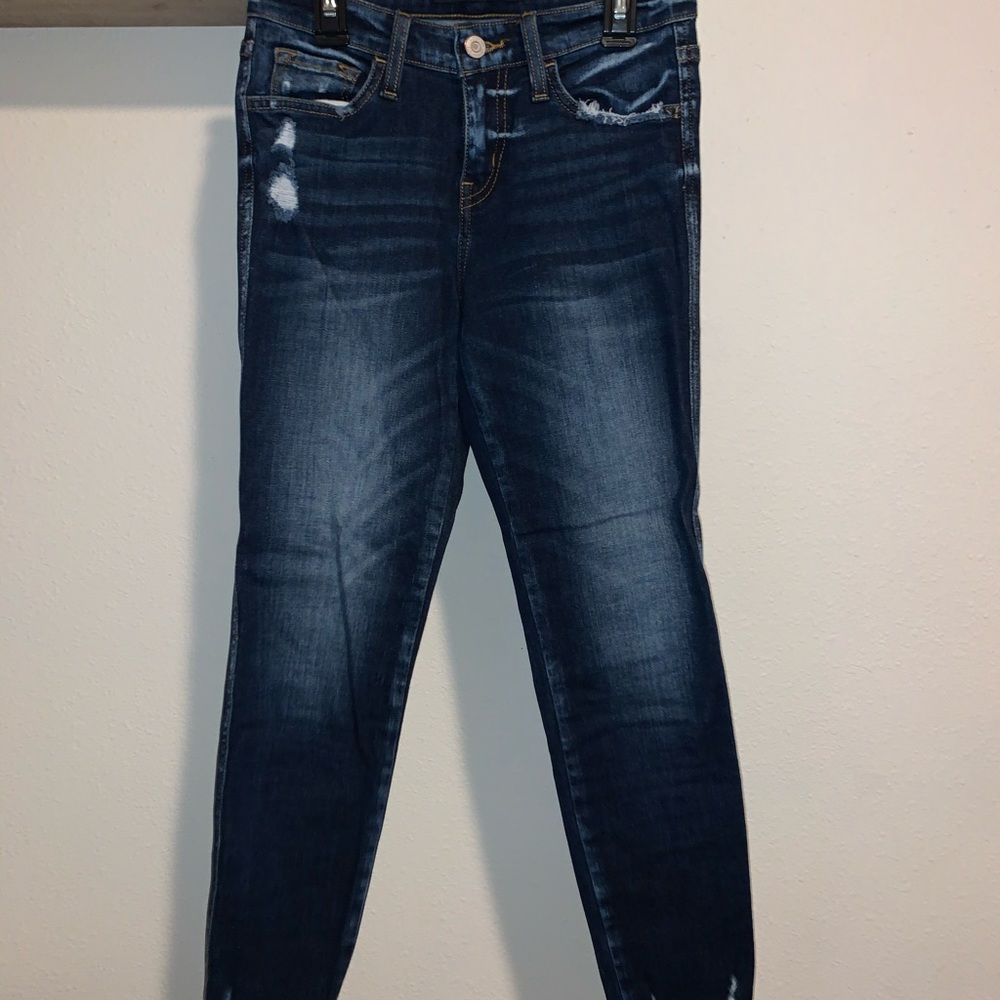 flying monkey jeans with rips at ankles